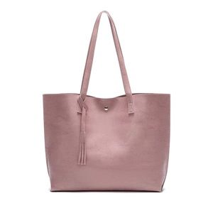 Faux Leather Tote Bag